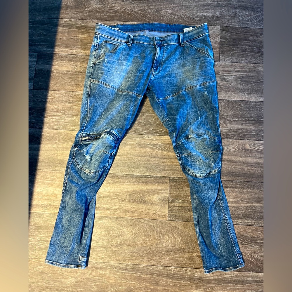 G Star Jeans 5620 Zip 3D Zip Knee